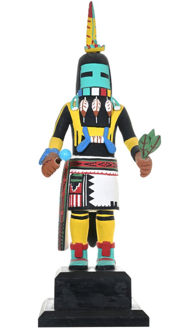Hopi Wood Carved Brightly Colored Longhair Kachina Doll 18" 0493