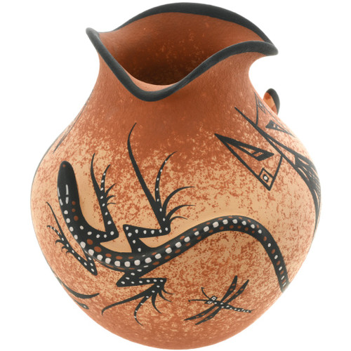 Zuni Lizard Pottery 3D Relief Design Deldrick Cellicion 42776