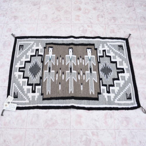 Authentic Native American Wool Navajo Rug 34596