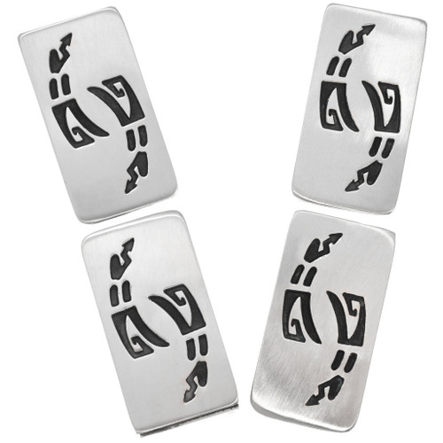 Silver Native American Hopi Design Money Clip by Thomas Begay 43960