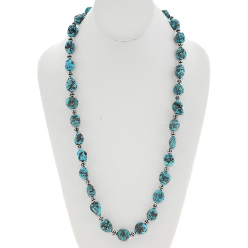 Natural Sleeping Beauty Turquoise Necklace 44093