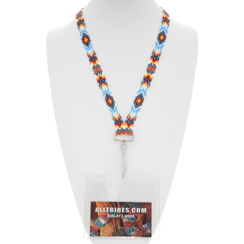 Colorful Navajo Pattern Badge ID Neck Lanyard 44464