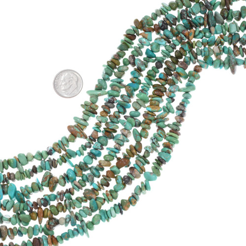 Turquoise Beads Color Mix Freeform Nuggets 37935