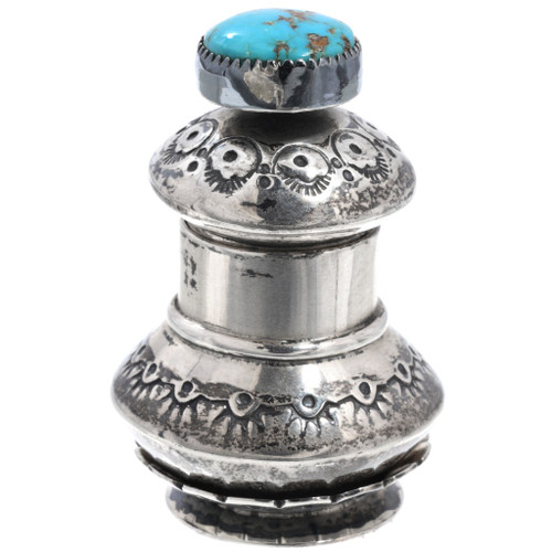 Vintage Sterling Silver Pottery Navajo Made Miniature Collectible 44714