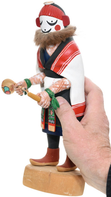 Hopi Smiling Grandmother Vintage Kachina Doll Artist Signed Hubert