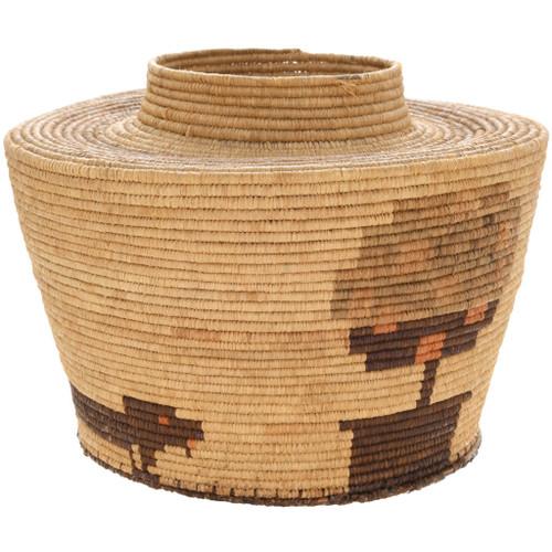 Vintage Native American Paiute Hand Woven Basket 47064