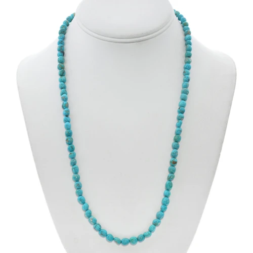 Natural Sonoran Gold Turquoise Nugget Necklace 48078