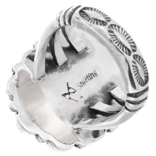 Natural Sleeping Beauty Turquoise Navajo Cluster Ladies Ring by Ruth ...