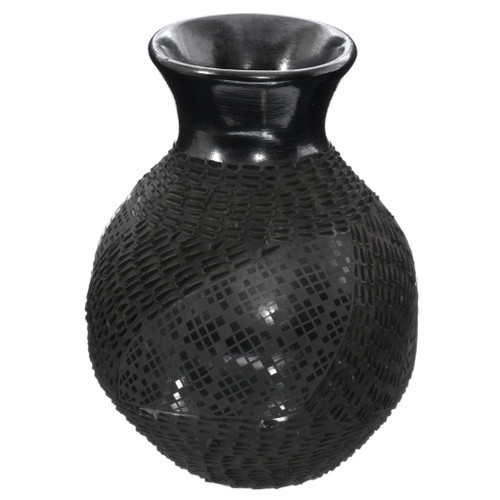 Blackware Mata Ortiz Pottery Vase 48535