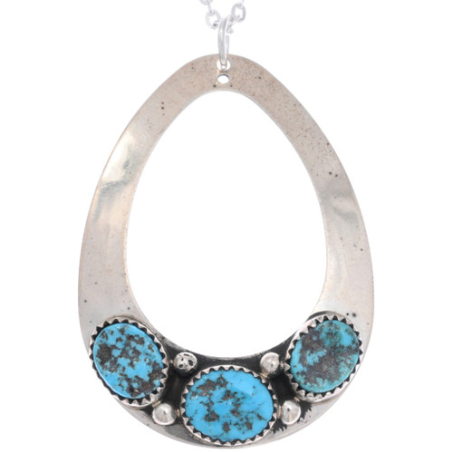 Natural Kingman Turquoise Nugget Pendant 45787