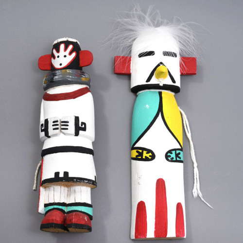 Vintage Old Style Flat Kachina Dolls Vintage 48836