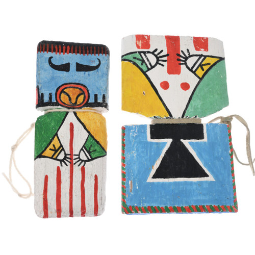 Authentic Hopi Wall Hanging Flat Kachinas 48860