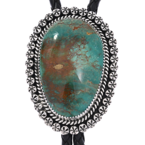 Sterling Silver Turquoise Bolo Tie 48880