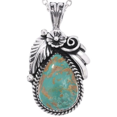 Sterling Silver Patagonia Turquoise Pendant 48889