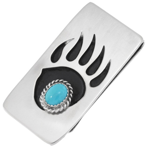 Turquoise Bear Paw Money Clip 48911