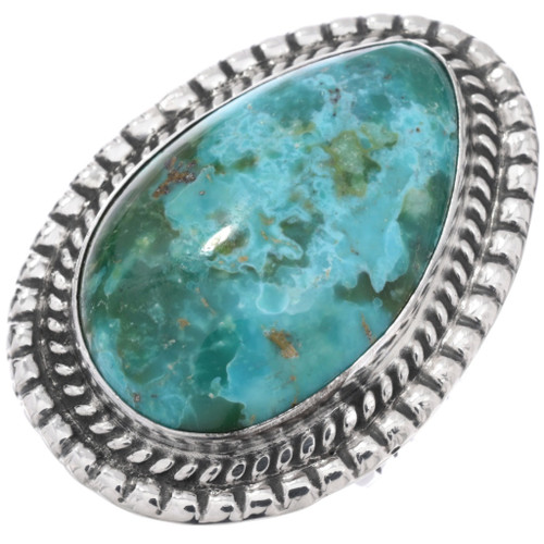 Navajo Sterling Silver Royston Turquoise Ring 48941