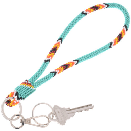 Beaded Navajo Pattern Key Chain 48951