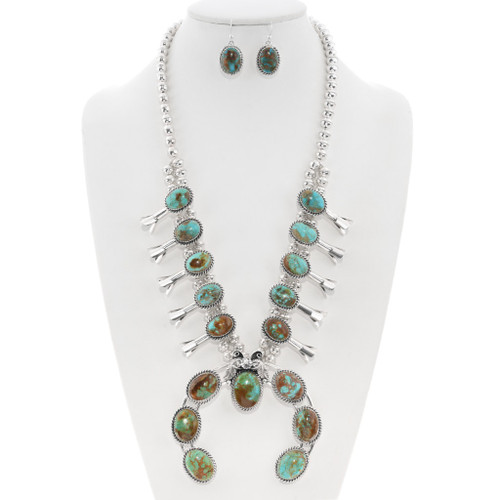 Authentic Squash Blossom Necklace 48973