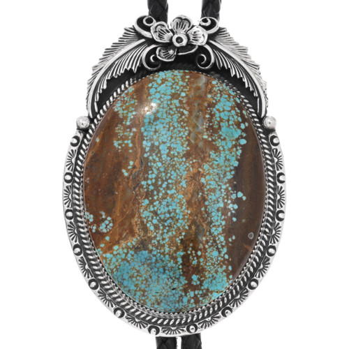 Spiderweb Turquoise Bolo Tie 49004