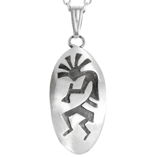 Sterling Silver Kokopelli Pendant 49176