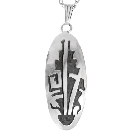 Navajo Southwest Sterling Silver Pendant 49177