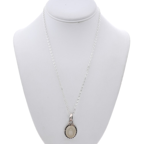 Natural Moonstone Sterling Pendant 50139