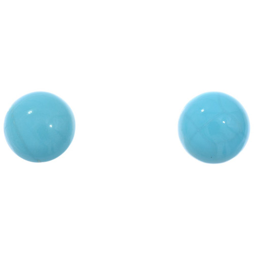 Natural Turquoise Stud Earrings 49266