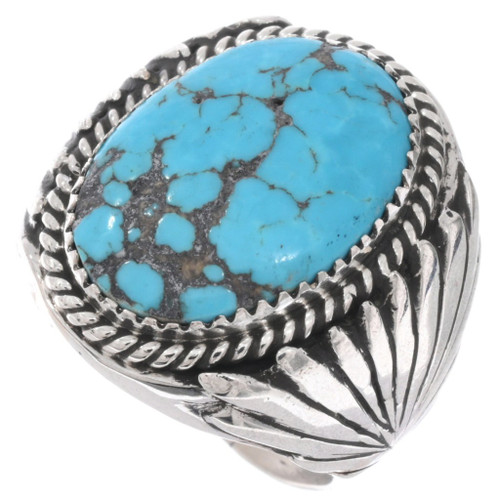 Southwest Native American Turquoise Ring Mens 49274