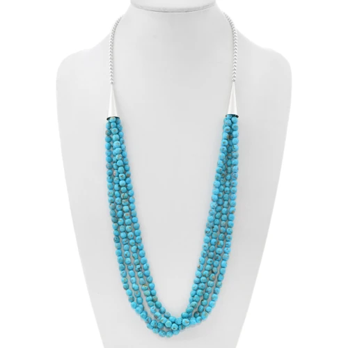 Natural Sonoran Gold Turquoise Necklace 49299