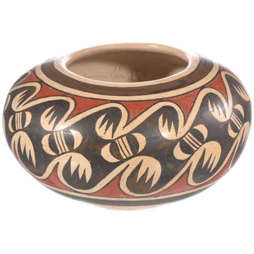 Vintage Hopi Polychrome Pottery Bowl by Fannie Nampeyo 0305