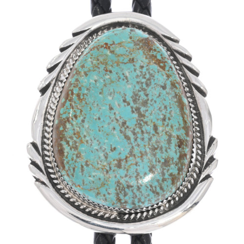 Navajo Number 8 Turquoise Bolo Tie 49430