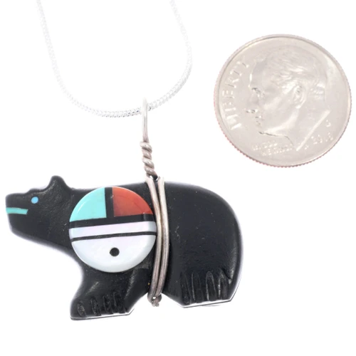 Reversible Bear Fetish Pendant 50180