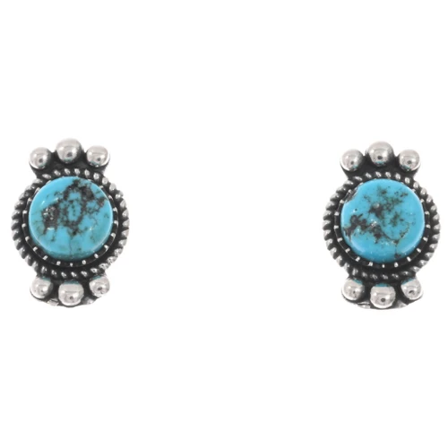 Kingman Turquoise Nugget Earrings 49510