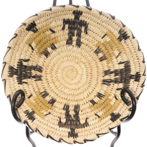 Hand Woven Pima Tray Basket 49605
