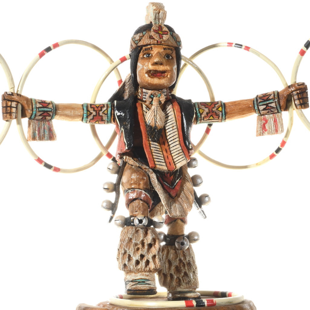 Hopi Indian Hoop Dancer Kachina by Milton Howard