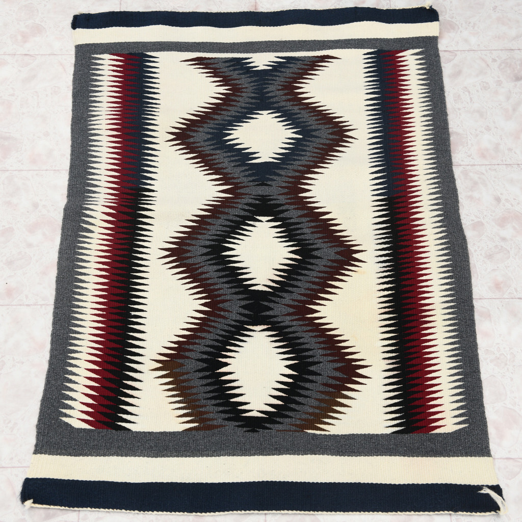 Vintage Navajo Eye Dazzler Rug
