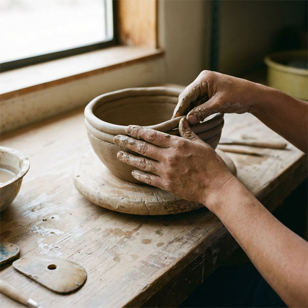 Hand Coiled Pottery