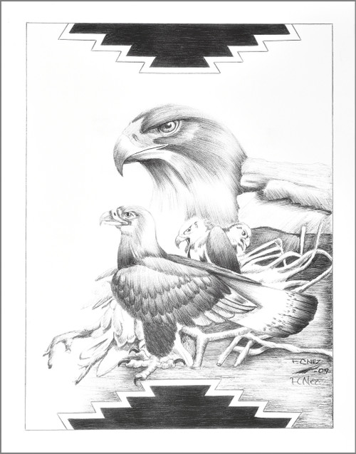 Gathering of Eagles Native American Print 17216