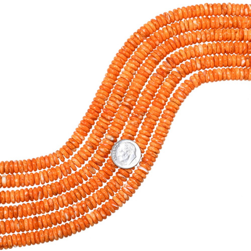 flat rondelle beads