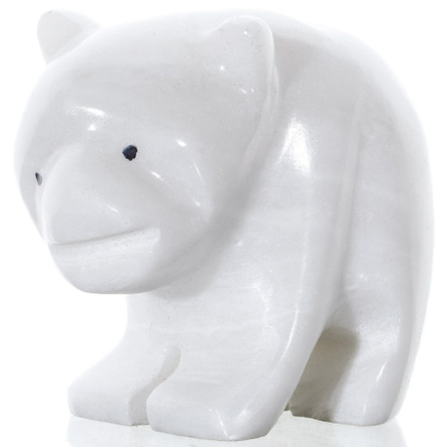  Bulls&Bears 置物 ホワイトポーセリン 0343-38048-CL-01-Carved_White-