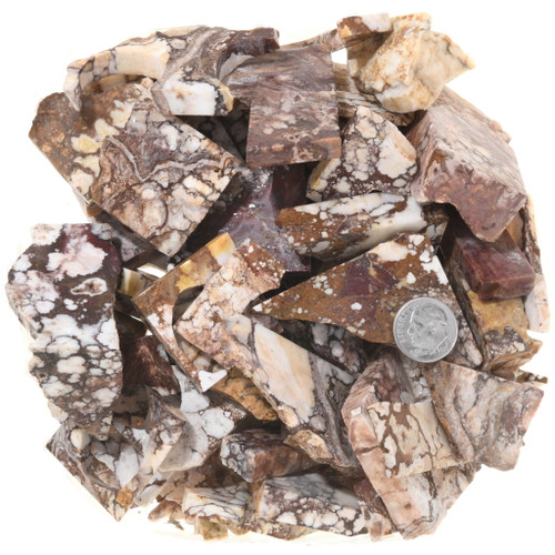 Wild Horse Magnesite Lapidary Rough Slices 1/4 Pound 37077