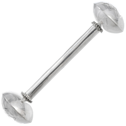Classic Style Navajo Sterling Silver Baby Rattle 42983