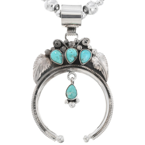 •CHINESE TURQUOISE• Navajo silver kite pendant