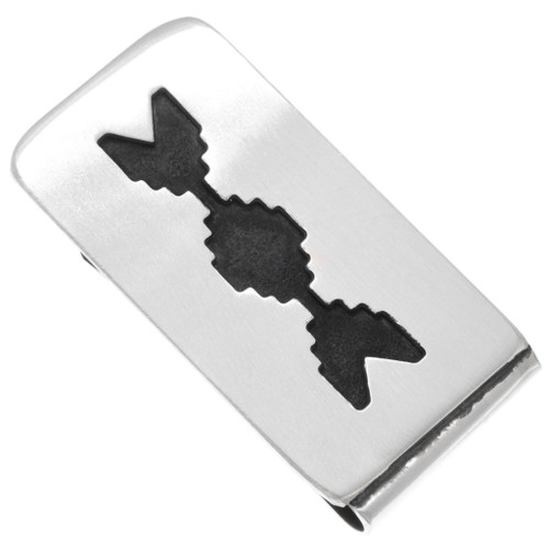 Stamped Money Clip Arrow