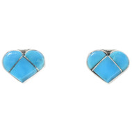 Turquoise Heart Earrings 44026