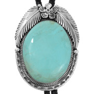 Large Number 8 Turquoise Bolo Tie 44447