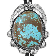 Native American Number 8 Turquoise Bolo Tie 44750