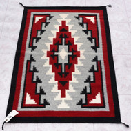 Vintage Ganado Red Wool Navajo Rug 46314