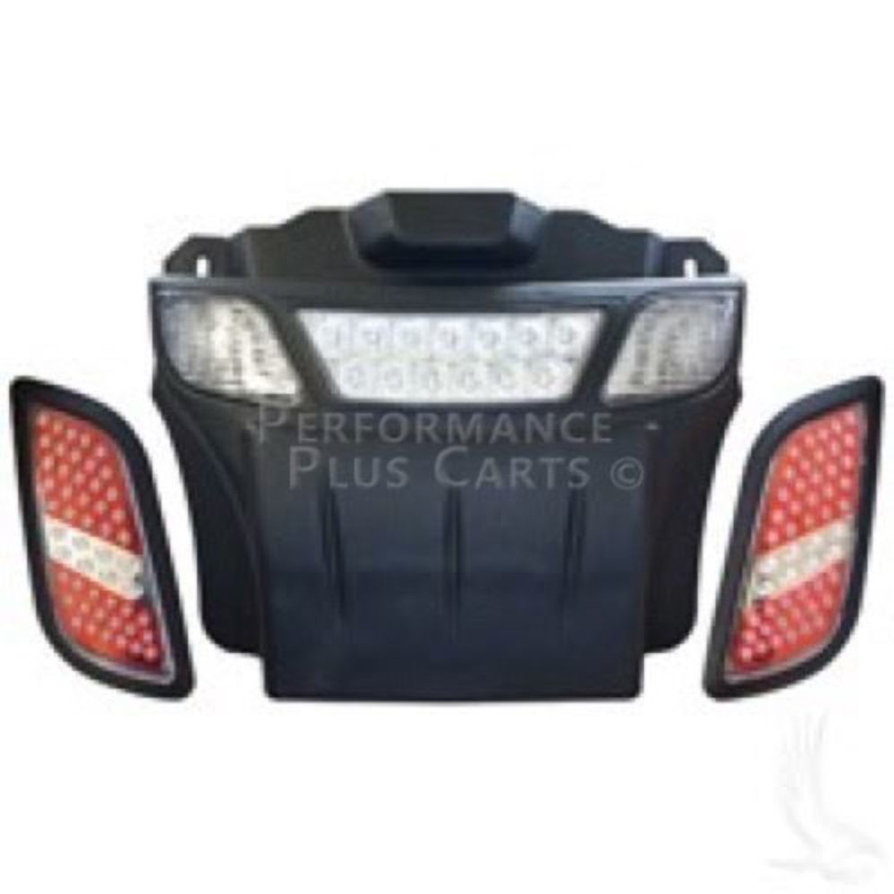 EZGO RXV Golf Cart LED Headlight Bar and Tail Light Kit - Fits 2008-2015