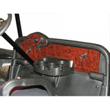 EZGO RXV Golf Cart Wood Grain Dash Kit